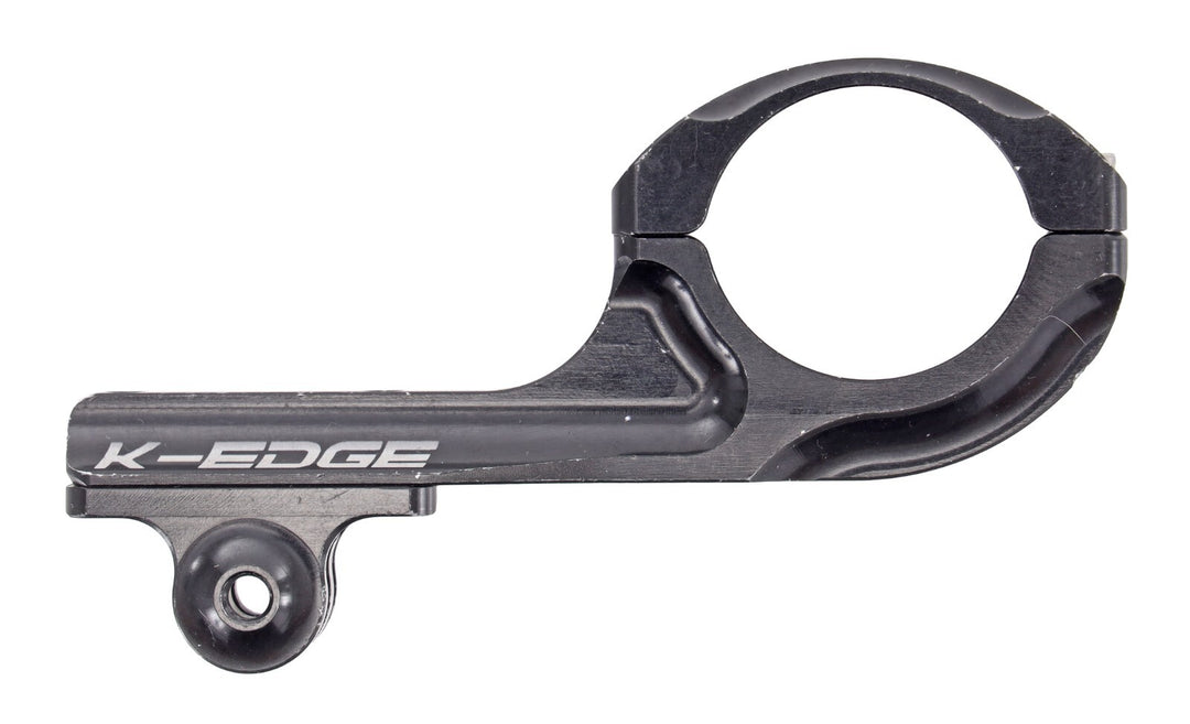 K-Edge Go Big Pro Dual Side Light Action Camera Mount 31.8mm Clamp Black Front