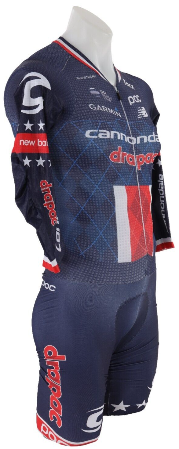 POC Cannondale Drapac Pro Cycling USA Champ Long Sleeve TT Speedsuit Men SIZE 3