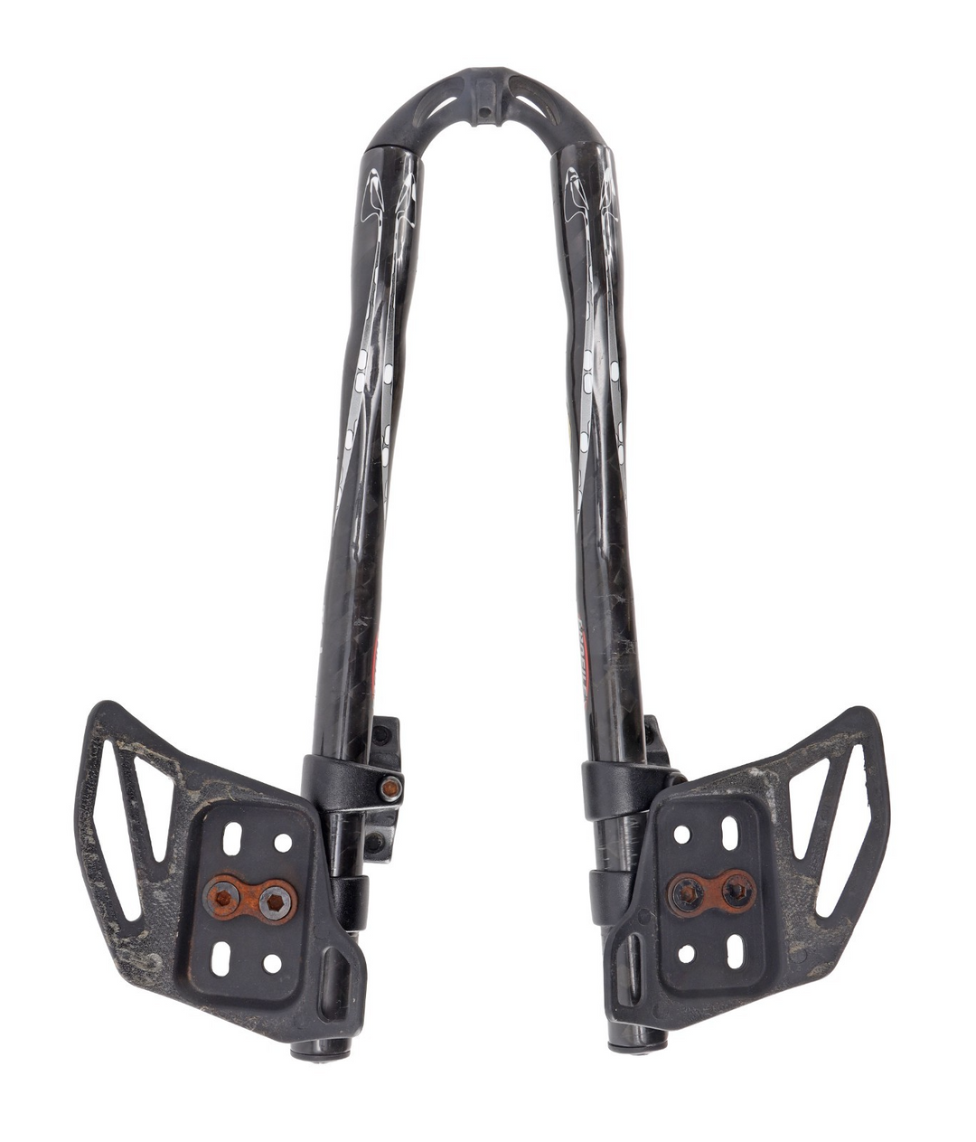 Profile Design T2+ Cobra Carbon Clip On Aerobar Extensions 335mm 31.8mm w/ Pads