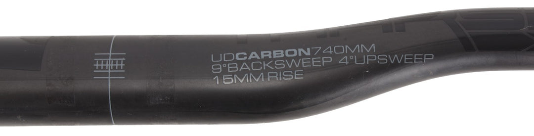 PRO Tharsis XC Carbon Mtn Bike Handlebar 31.8 x 740mm 15mm Rise 9° Back 4° Up DH