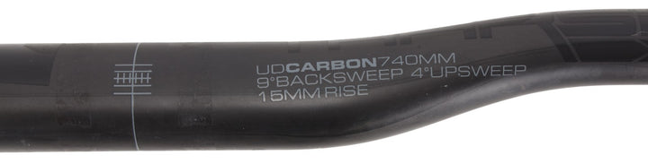 PRO Tharsis XC Carbon Mtn Bike Handlebar 31.8 x 740mm 15mm Rise 9° Back 4° Up DH