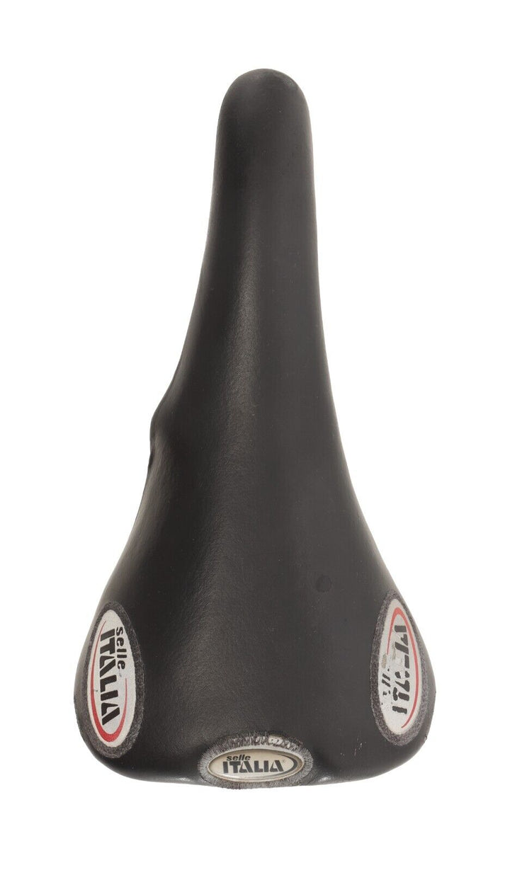 Selle Italia Flite Titanium Road Bike Saddle 140mm 7 x 7mm BLACK Leather Vintage