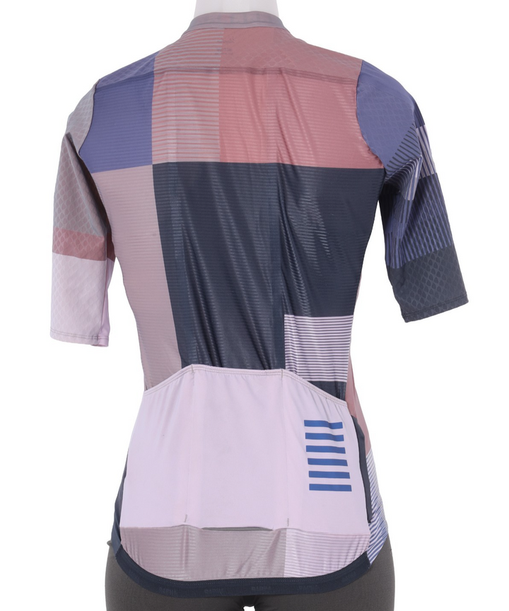 Rapha Time Pro Team Aero Short Sleeve Jersey Women MEDIUM Purple Road Bike