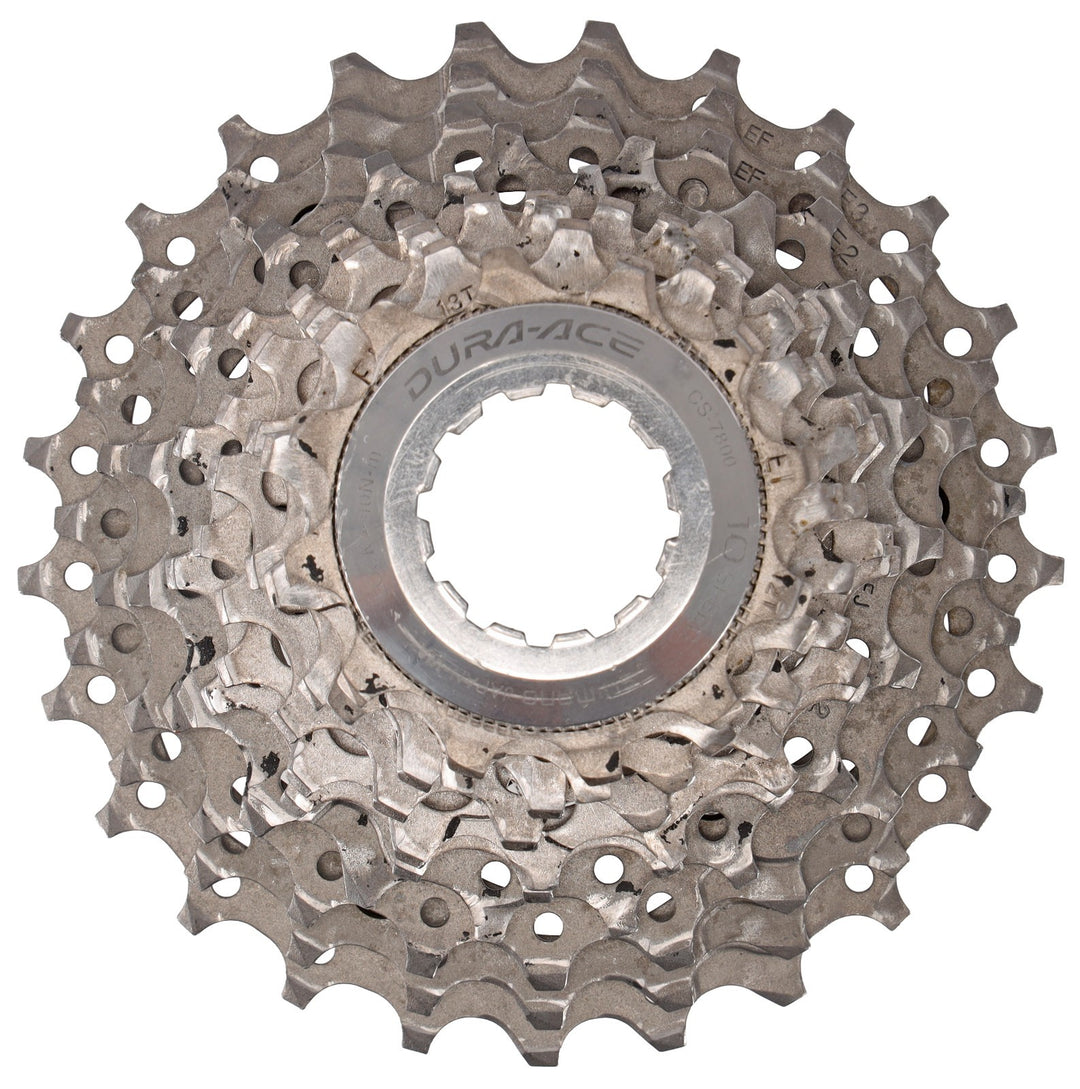 Shimano Dura-Ace CS-7800 Road 10 Sp Bike Cassette 12-25T Vintage 4 Cogs Titanium