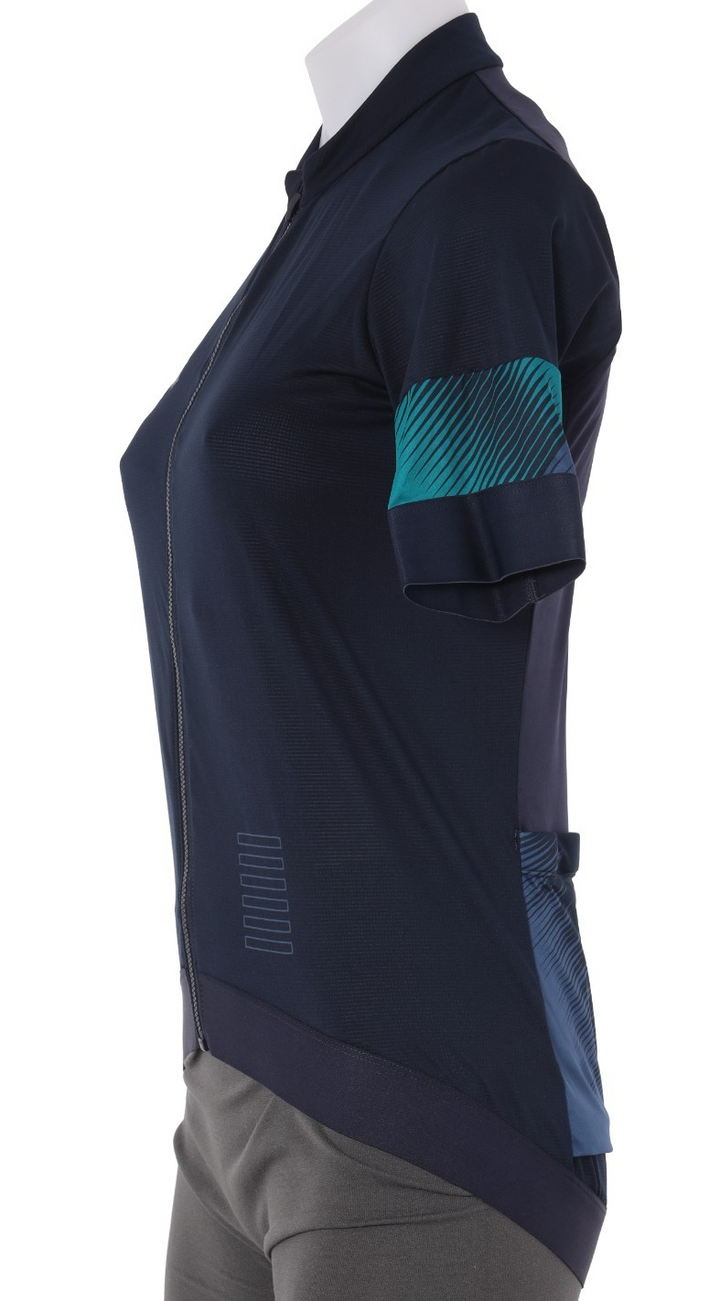 Rapha Pro Team Training Short Sleeve Jersey Women MEDIUM Dark Navy Road Bike