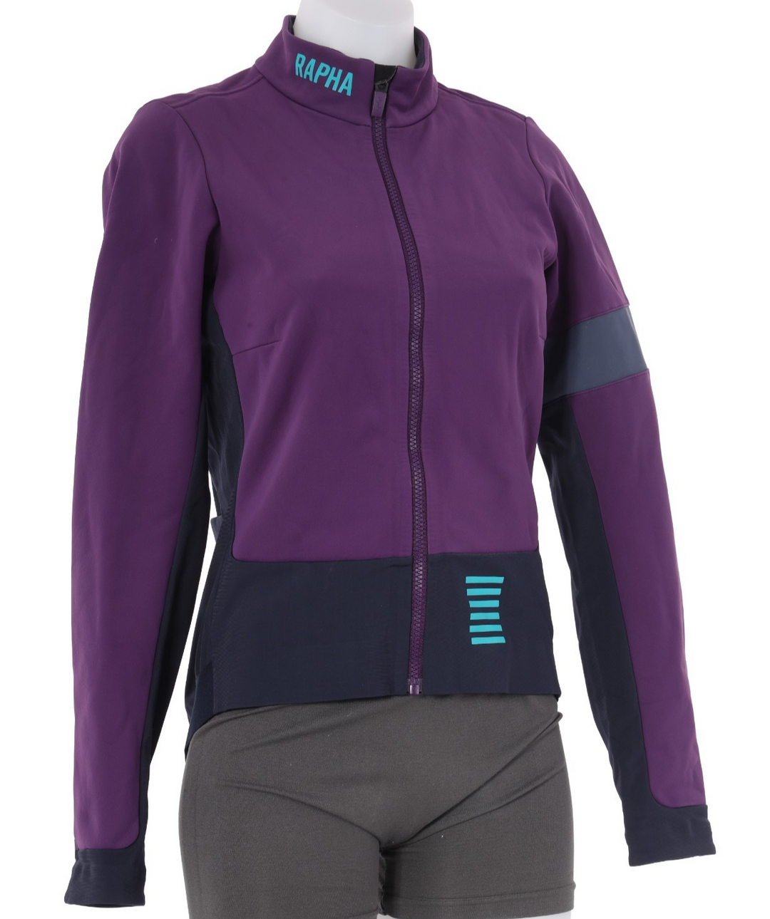 Rapha Pro Team Winter Jacket Women LARGE Purple Road Bike Cycling
