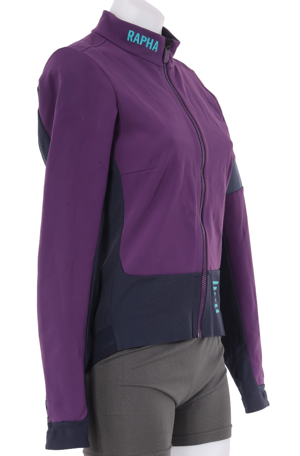 Rapha Pro Team Winter Jacket Women LARGE Purple Road Bike Cycling