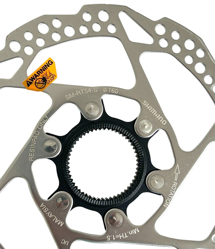 Shimano Deore SM-RT54-S CL Disc Brake Rotor 160mm Road City Bike eBike MTB Steel