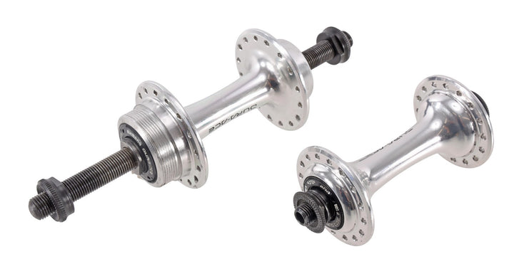 Shimano Dura-Ace 7400 Freewheel 8 Spd Frnt/Rear Hub Set 100/130mm QR 32H Vintage