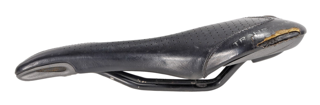 Selle Italia Flite Trans AM Road Bike Saddle 135mm 7 x 7mm BLACK Leather Cycling