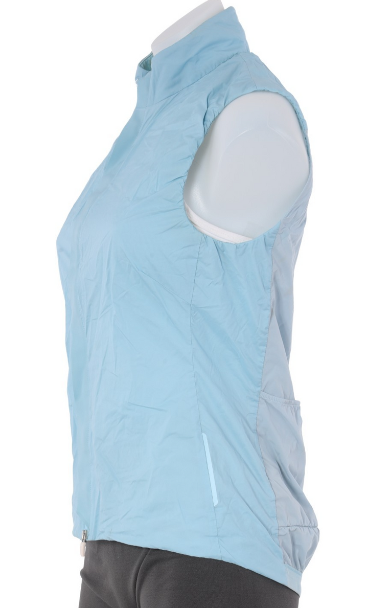 Rapha Souplesse Insulated Gilet Women Vest MEDIUM Blue Road Gravel Fall Spring