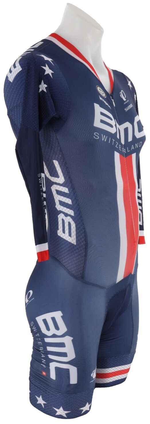 Pearl Izumi BMC Pro Cycling Team USA Champ Long Slv Mach 5 Speedsuit Men MEDIUM