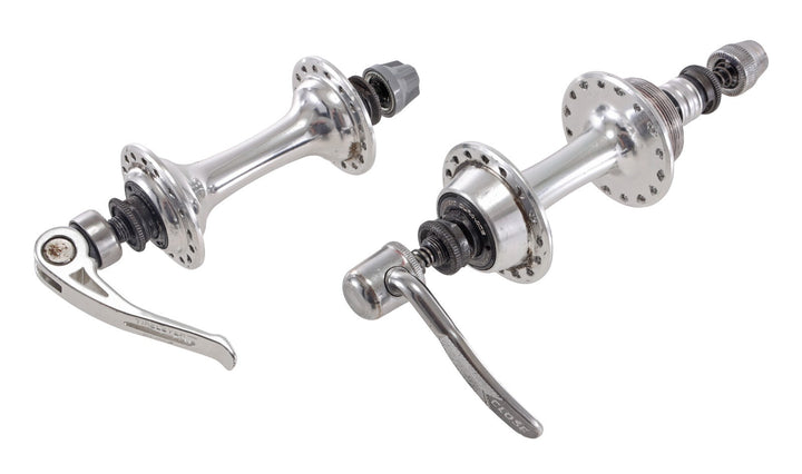 Shimano Dura-Ace 7400 Freewheel 6 Spd Frnt/Rear Hub Set 100/126mm 32H QR Vintage