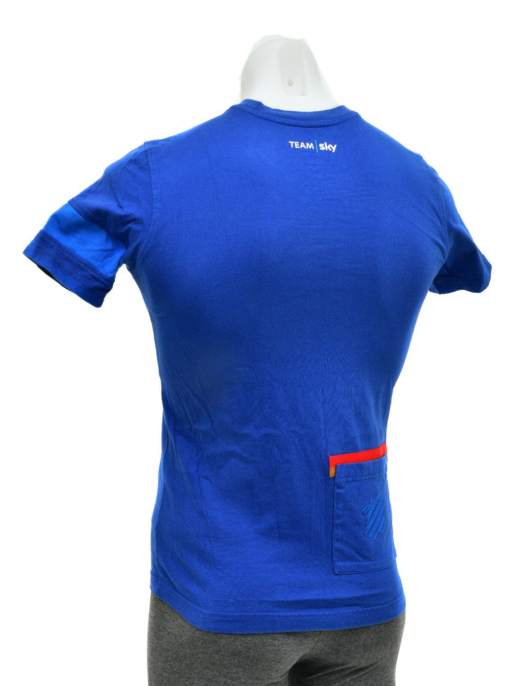 Rapha Team Sky T-Shirt Men X-SMALL Blue Pro Cycling Team Contre La Montre