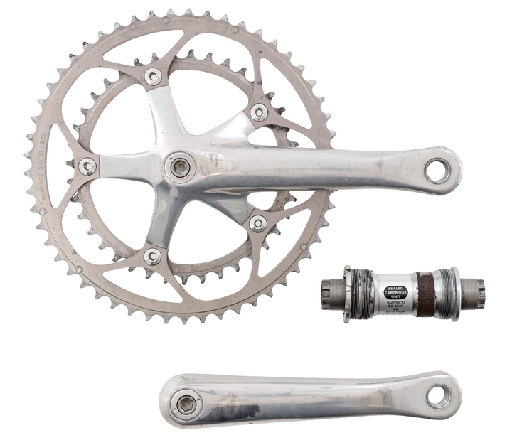 Shimano Dura-Ace FC-7700 Road Bike Crankset 172.5mm 53/39T 130 BCD w/ BB-6500 V1