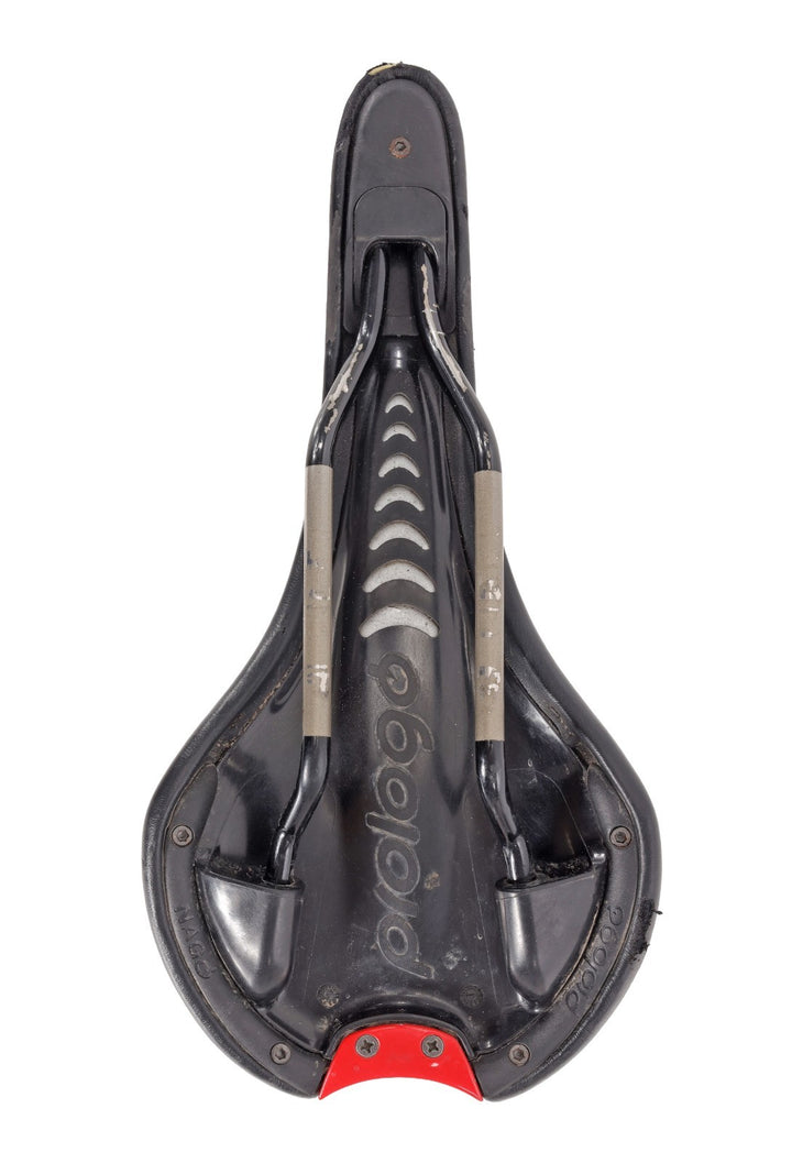 Prologo Nago Evo Road Bike Saddle 133mm 7 x 7mm Pro Titanium 1.4 Solid Rail CX