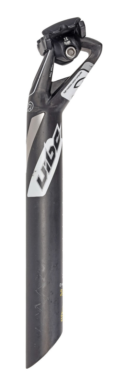 PRO Vibe Carbon Road Bike Seatpost 31.6 x 280mm 25mm Offset Black 7x 7mm Gravel