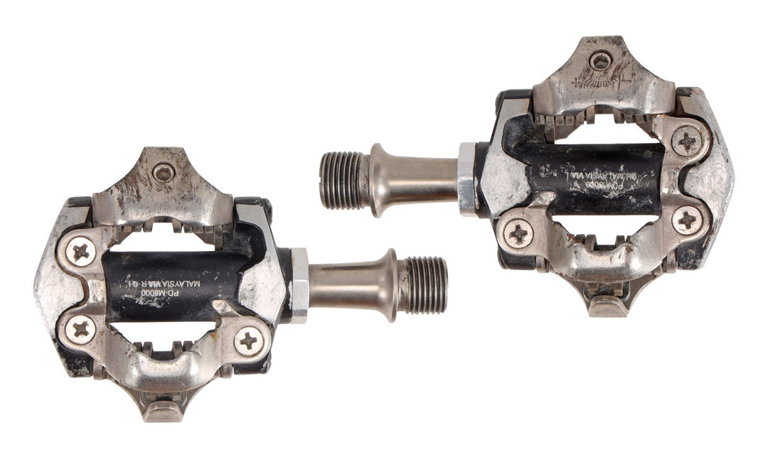 Shimano Deore XT PD-M8000 SPD Clipless Mountain Bike Pedals Gravel 2 Bolt 9/16"