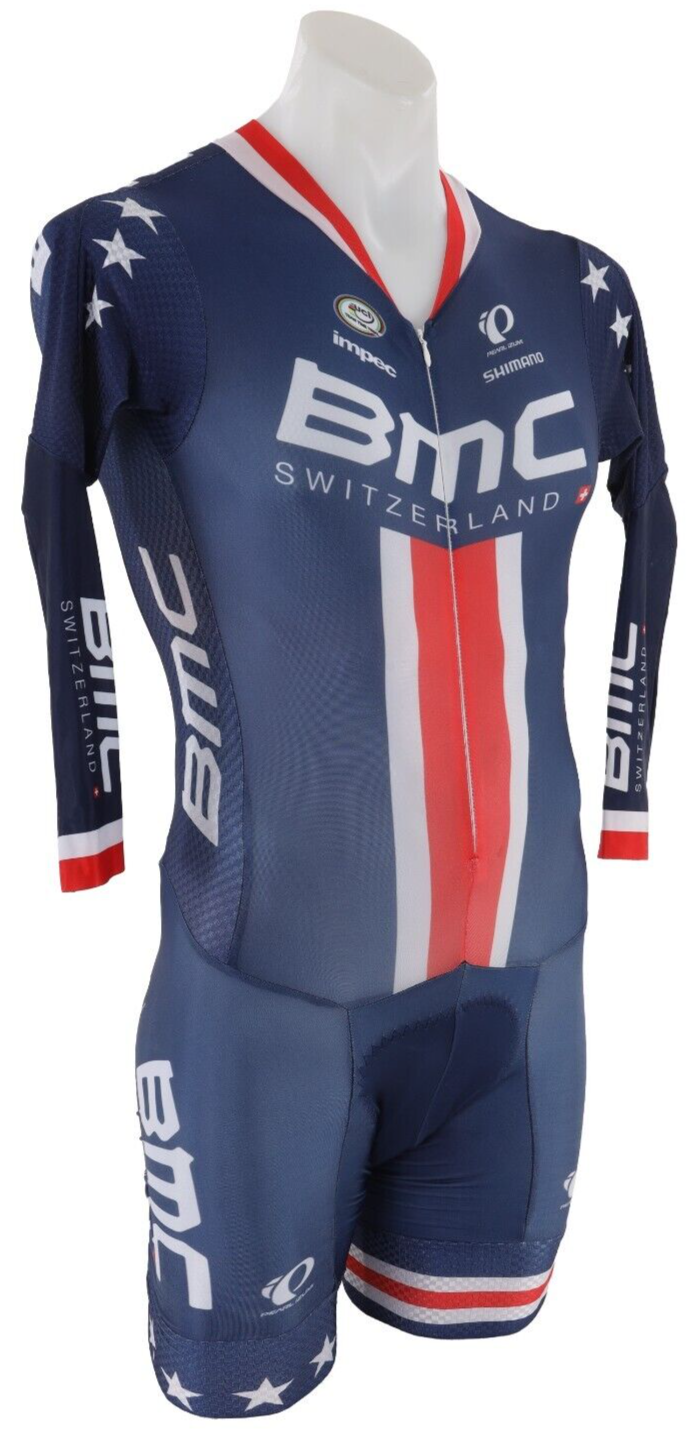 Pearl Izumi BMC Pro Cycling Team USA Champ Long Slv Mach 5 Speedsuit Men MEDIUM