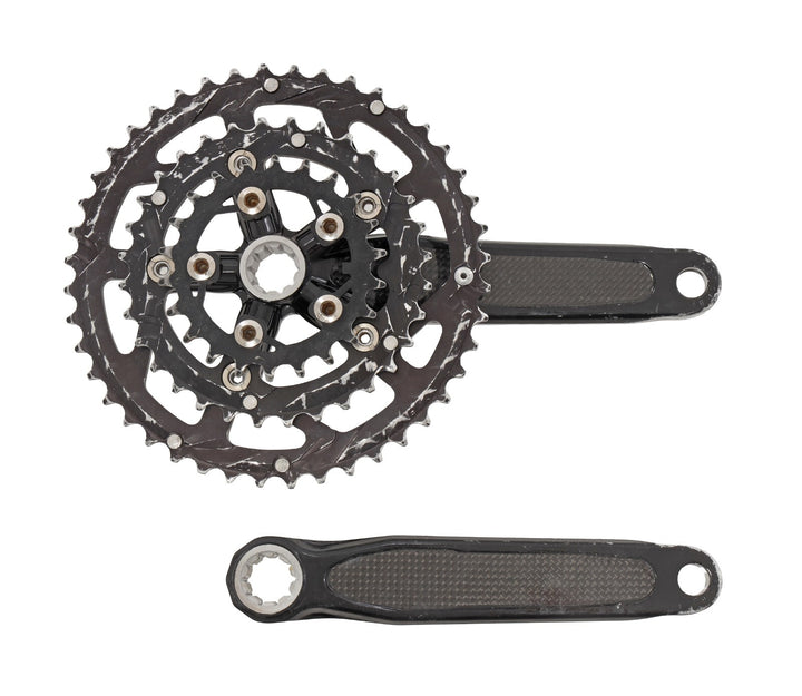 Race Face Next Forged Carbon MTB Crankset 175mm 3x 9s Triple ISIS Spline