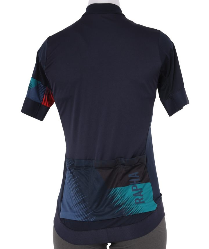 Rapha Pro Team Training Short Sleeve Jersey Women MEDIUM Dark Navy Road Bike