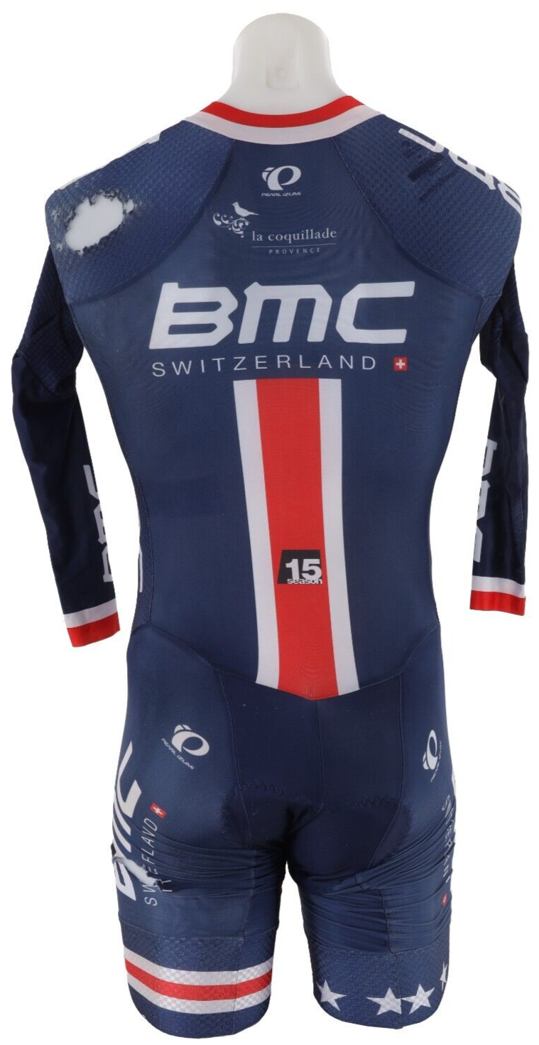 Pearl Izumi BMC Pro Cycling Team USA Champ Long Slv Mach 5 Speedsuit Men MEDIUM