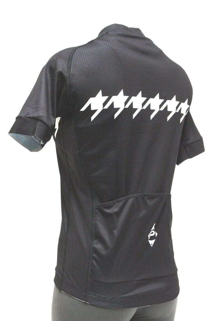 Panache Houndstooth Women Short Sleeve Cycling Jersey MEDIUM Black Road Bike