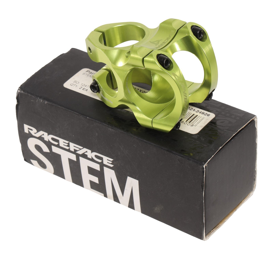 Race Face Turbine R 35 Alloy Mountain Bike Stem GREEN 32mm 0° MTB Trail XC DH