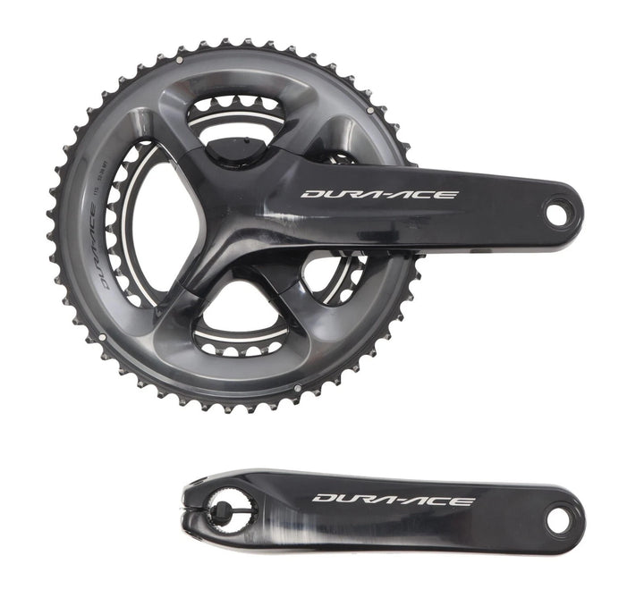 Shimano Dura-Ace R9100-P 2x 11s Power Meter Road Crankset 175mm 52/36T Gravel TT
