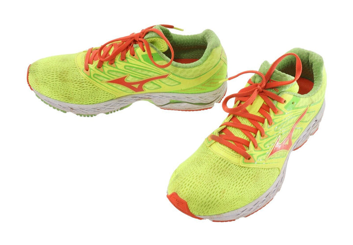 Mizuno Wave Shadow Running Shoes US Men 9 Yellow/Orange Fitness Trainer Comfort