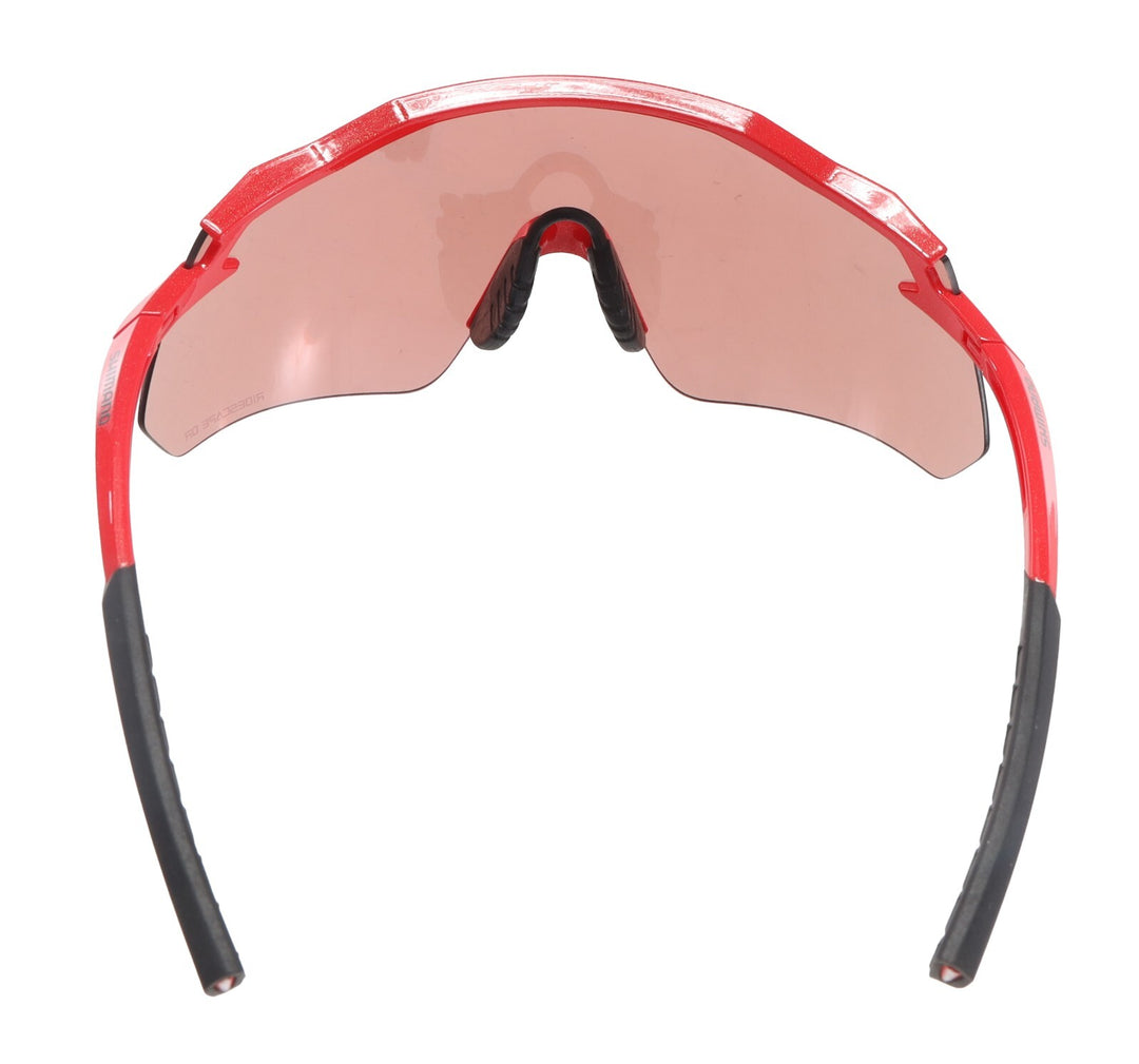 Shimano Equinox Cycling Sunglasses GLOSS RED Ridescape OR Lens CE-EQNX4 Gravel