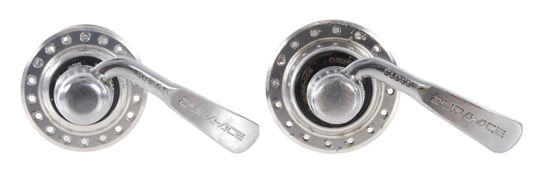 Shimano Dura-Ace 7400 Freewheel 8s Frnt/Rear Hub Set 100/130mm QR 36/32H Vintage