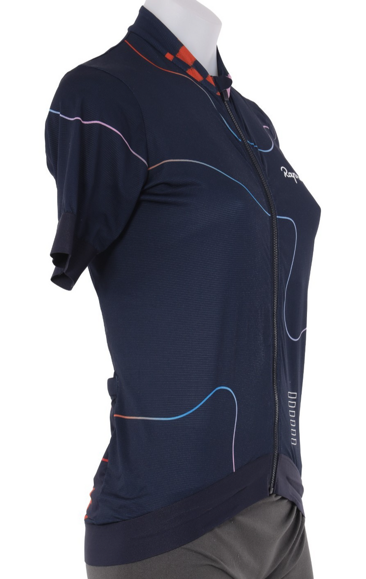 Rapha Pro Team Training Short Sleeve Jersey Women MEDIUM Navy Road Bike