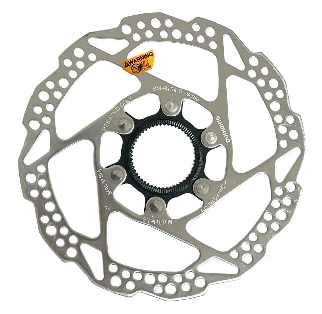 Shimano Deore SM-RT54-S CL Disc Brake Rotor 160mm Road City Bike eBike MTB Steel