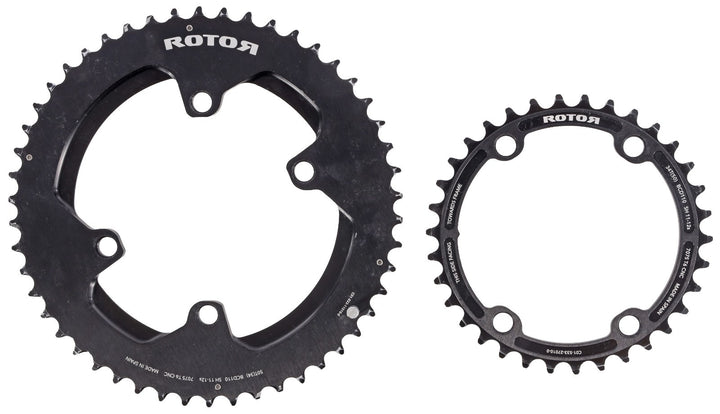 Rotor Round NoQ 50/34T Road Bike Chainring SET 11 Speed 110mm BCD 4-Bolt CX