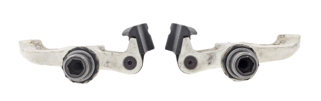 Look KEO 2 Max Steel Clipless Road Bike Pedals WHITE 3-Bolt Triathlon Cycling