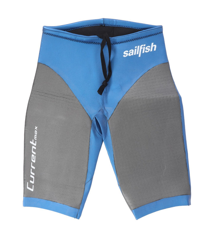 Sailfish Current Max Swim Buoyancy Short Men Small Grey/Blue Triathlon AeroFloat