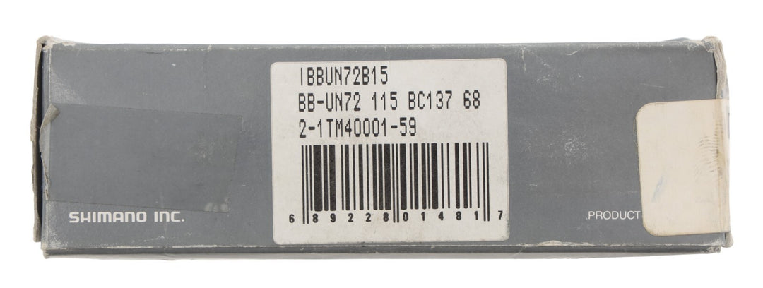 Shimano BB-UN72 Square Taper Bottom Bracket English 68 x 115mm JIS 1.37 x 24tpi