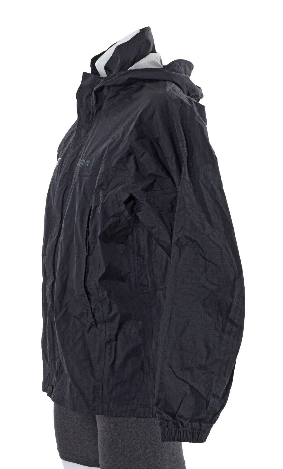Marmot BMC Pro Cycling Team PreCip Rain Jacket Men MEDIUM Black Hood Lightweight