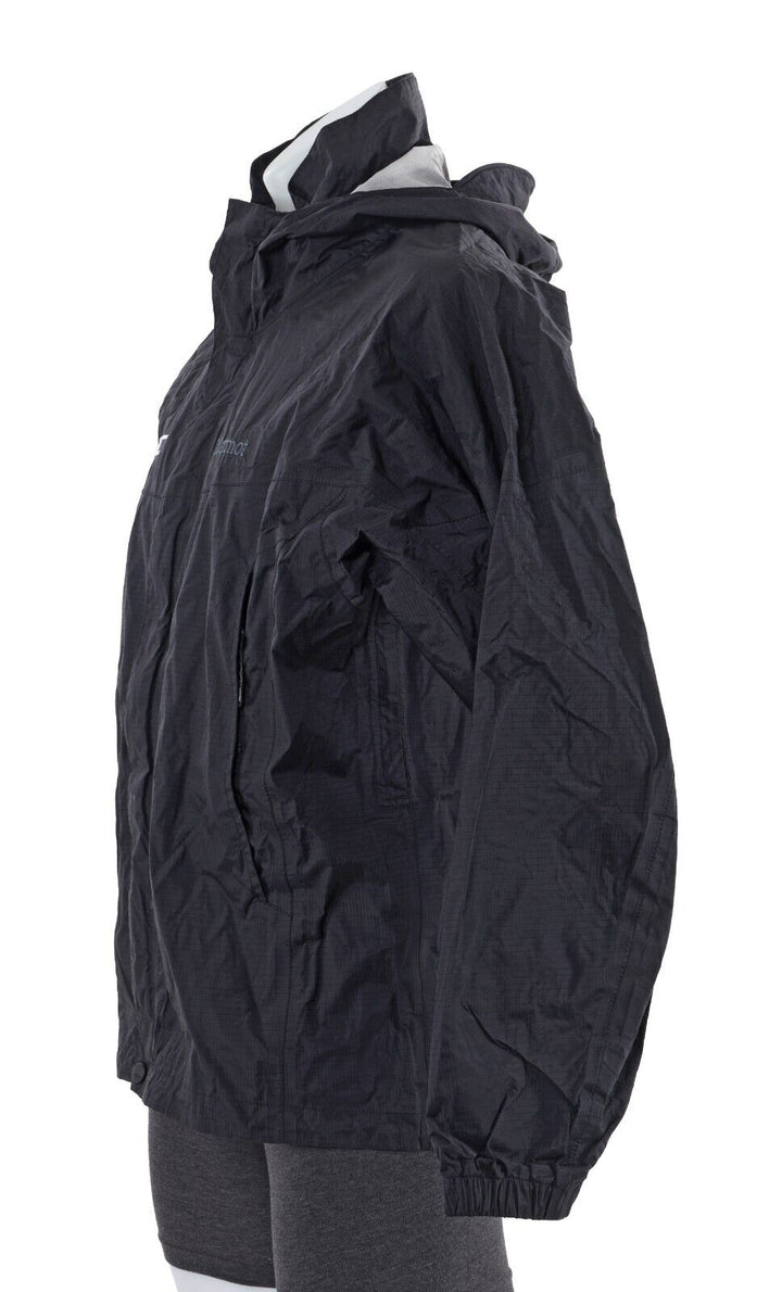 Marmot BMC Pro Cycling Team PreCip Rain Jacket Men MEDIUM Black Hood Lightweight