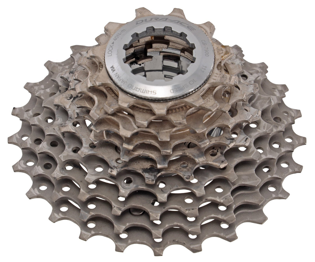 Shimano Dura-Ace CS-7900 10 Speed Road Bike Cassette 11-25T Titanium Gravel