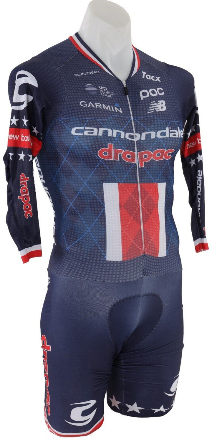 POC Cannondale Drapac Pro Cycling USA Champ Long Sleeve TT Speedsuit Men SIZE 3