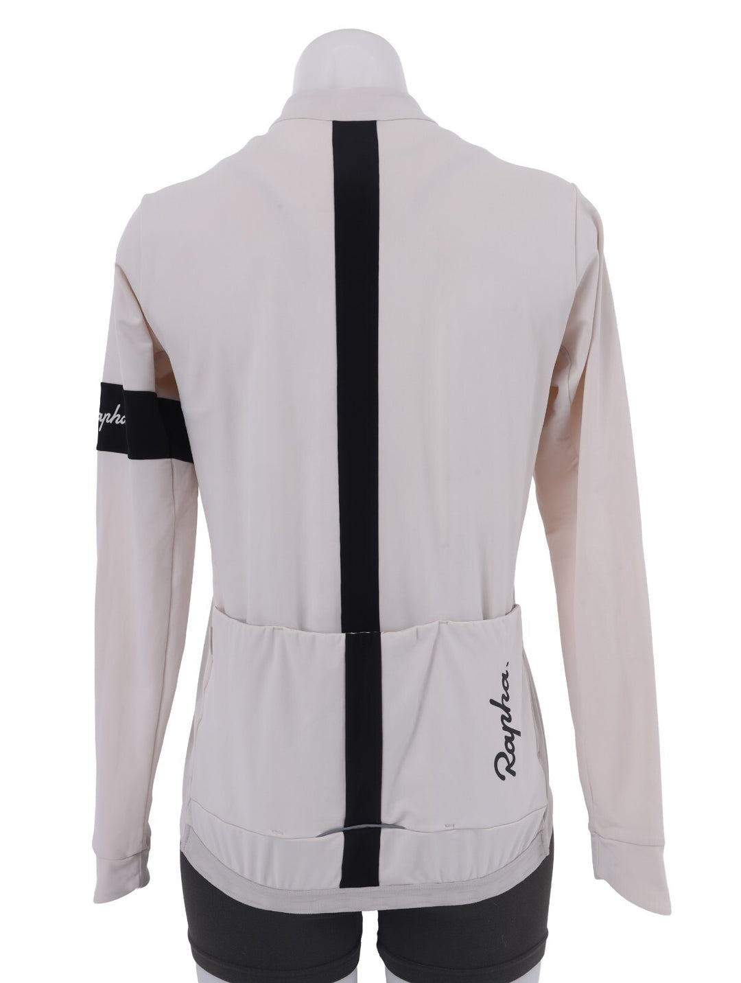 Rapha Souplesse Thermal Jersey Women LARGE White Road Bike Gravel Mountain Race