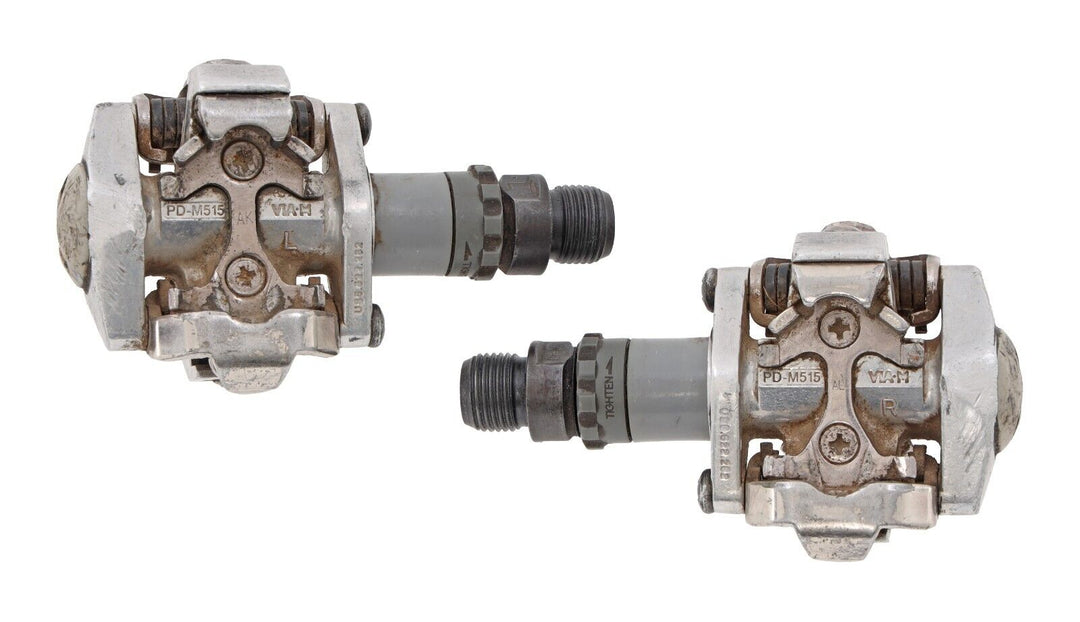 Shimano PD-M515 SPD Clipless Mountain Bike Pedals 2 Bolt 9/16" Vintage Gravel