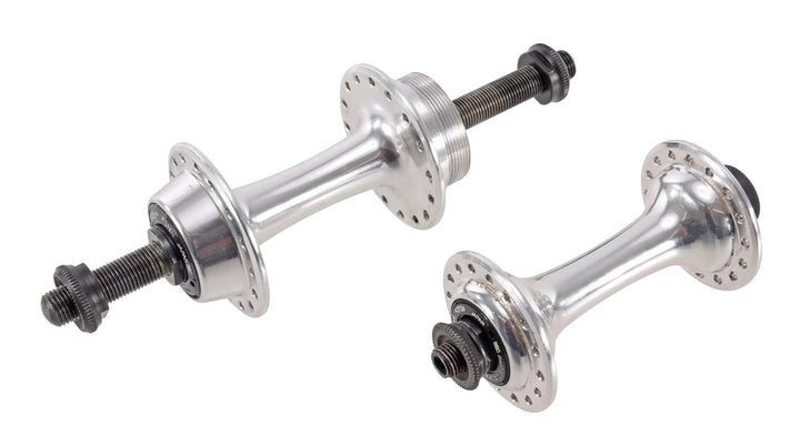 Shimano Dura-Ace 7400 Freewheel 8 Spd Frnt/Rear Hub Set 100/130mm QR 32H Vintage