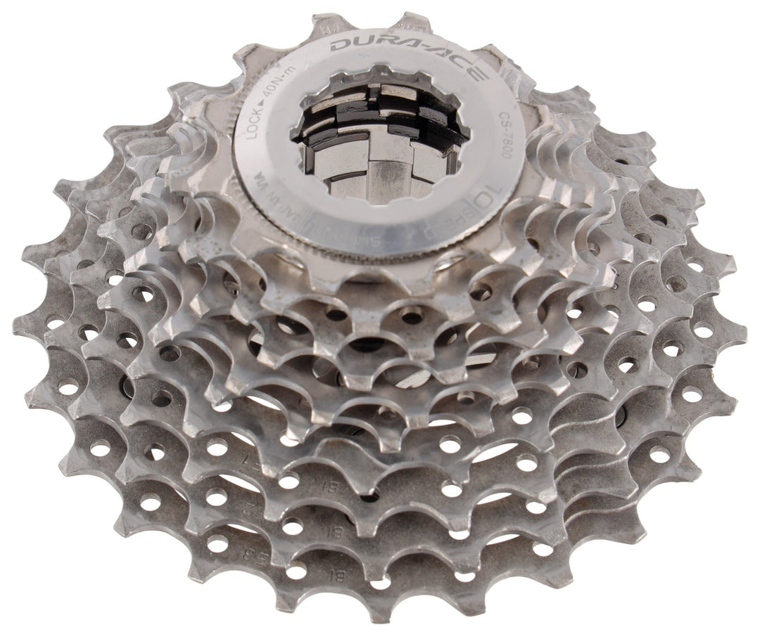 Shimano Dura-Ace CS-7800 Road Bike 10s Cassette 12-25T Vintage 4 Cogs Titanium