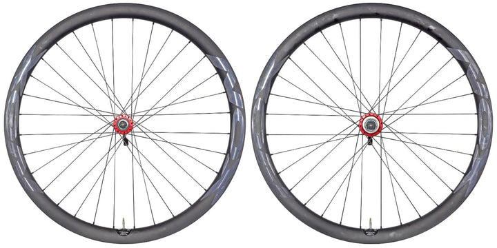 Nox Falkor 36D White Industries CL Disc Carbon Tubeless Wheelset Shimano 11s QR