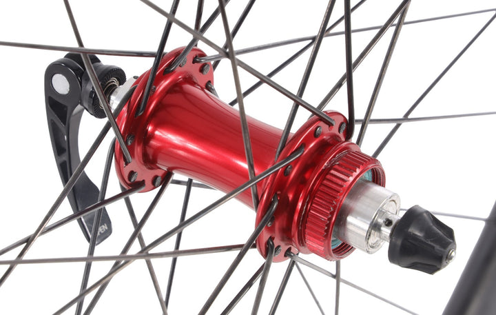 Nox Falkor 36D White Industries CL Disc Carbon Tubeless Wheelset Shimano 11s QR