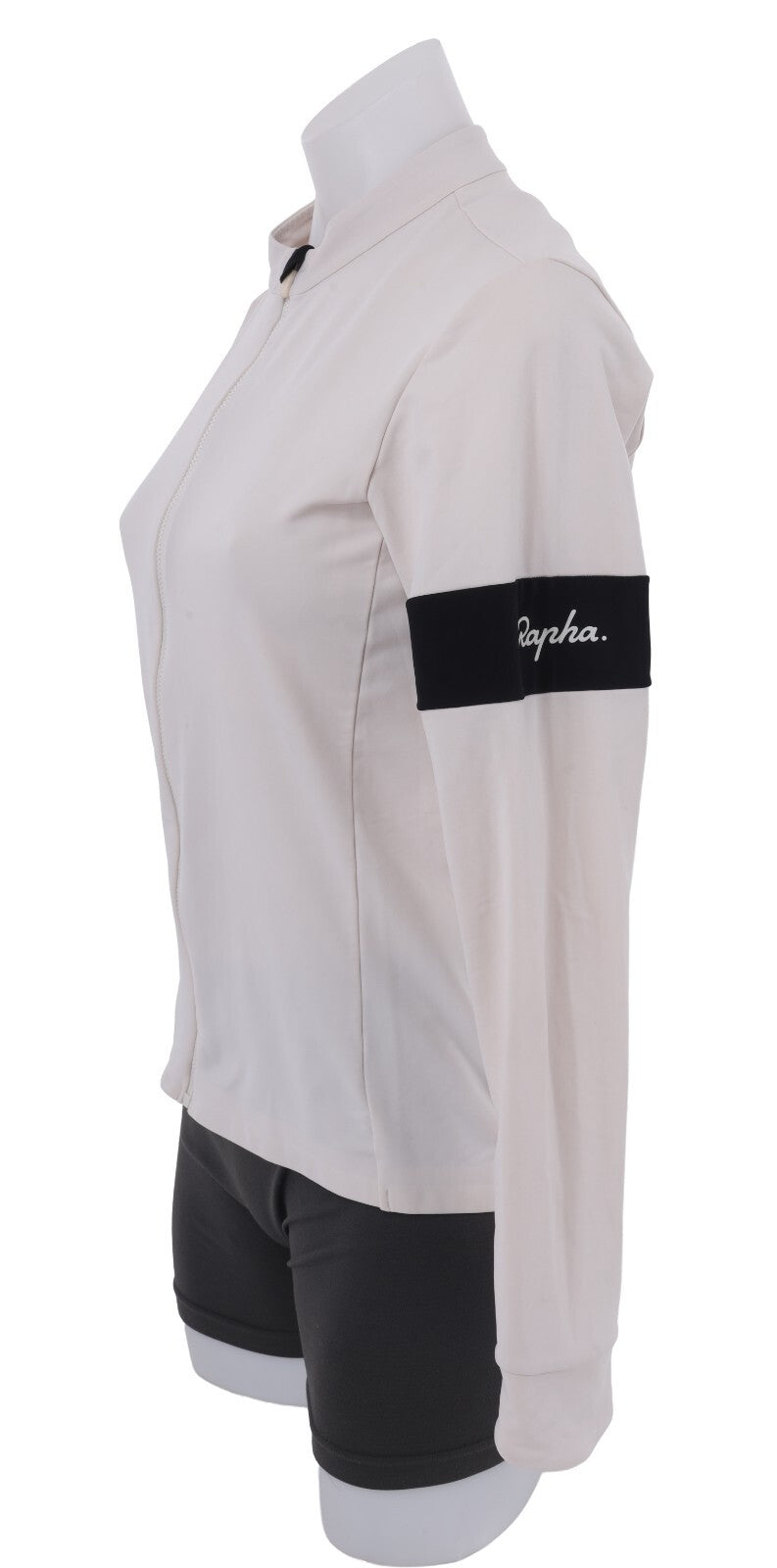 Rapha Souplesse Thermal Jersey Women LARGE White Road Bike Gravel Mountain Race