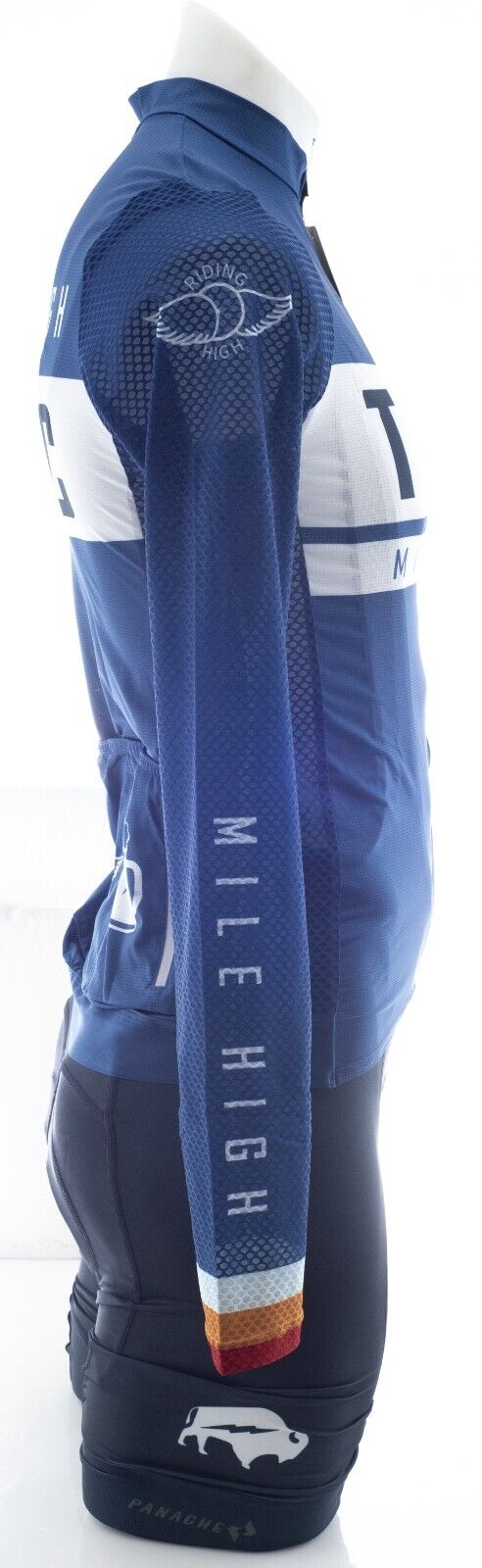Panache TSCC Mile High Long Sleeve Pro Air 2 Svelt Kit Bib SM/MD Dark Blue Road